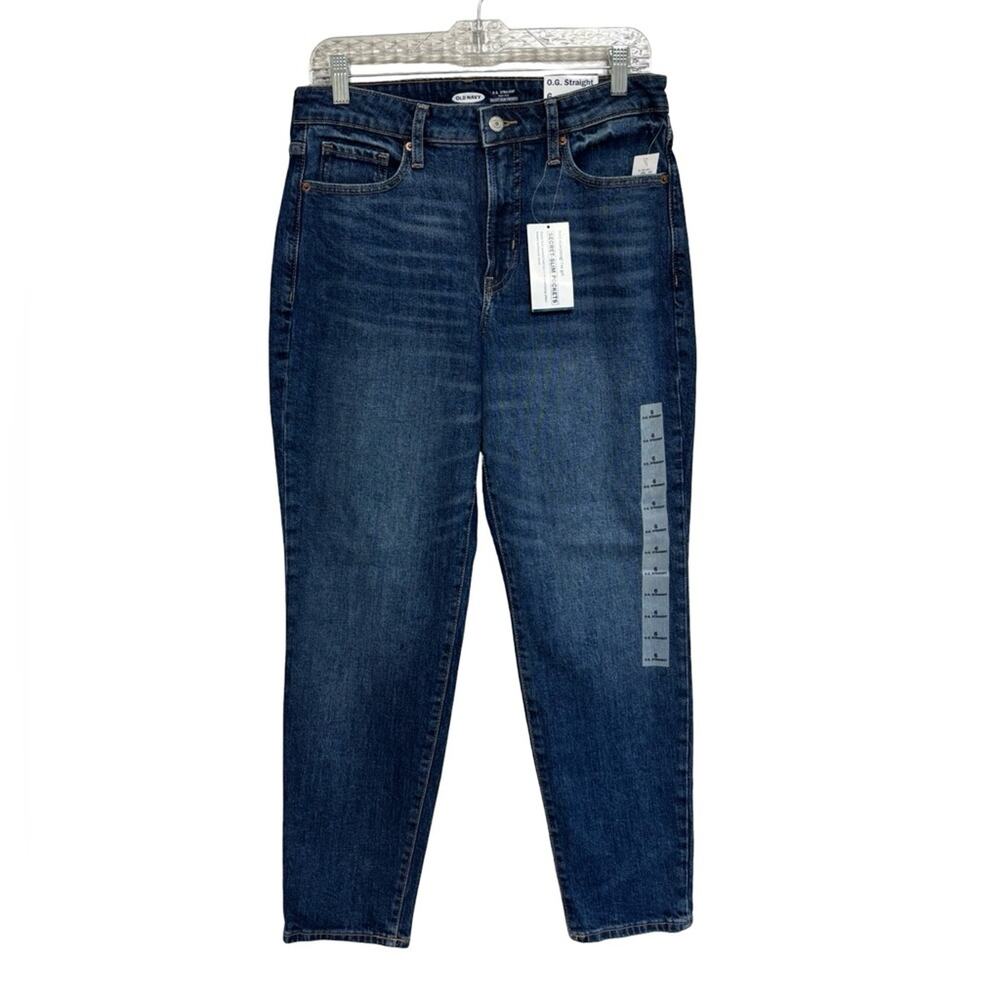 NEW Old Navy OG Straight High Rise Jeans Margot Wash - Size 6